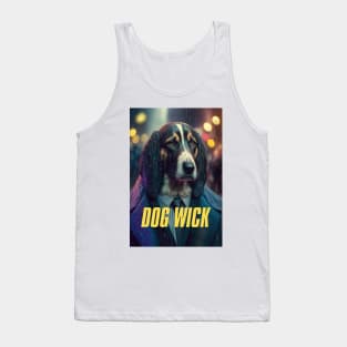 Dog Wick #2 with text Tank Top